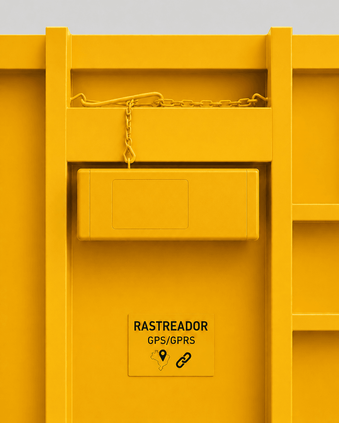 Caixa do Módulo de rastreamento Amarelo